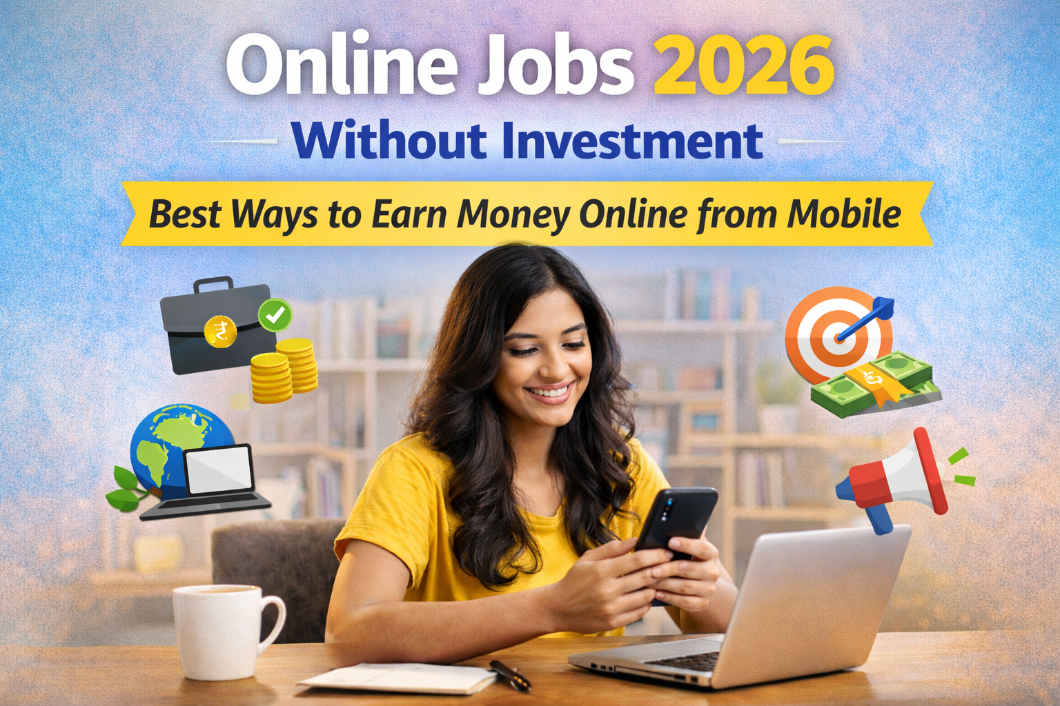 online jobs 2026 without investment earn money online from mobile india